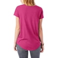 thumbnail image 2 of Ma Croix Womens Lightweight Comfort Active Round Hem Short Sleeve T Shirt, 2 of 6