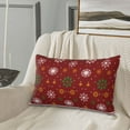thumbnail image 5 of Susaid Merry Christmas Print Pillowcases Multiple Size, Pillow Cover Super Soft Envelope Closure Standard Pillow Case-14"x20", 5 of 6