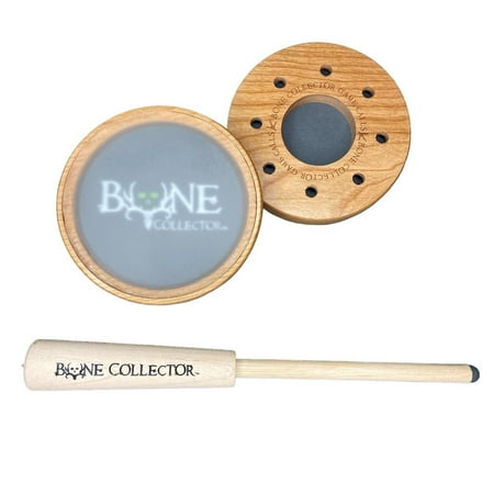 Bone Collector Calls Double Deceiver All Weather Double Sided Crystal-Over-Slate Turkey Pot Call