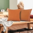 thumbnail image 2 of LR Home Minimal Embroidered Amber Throw Pillow, 2 of 9