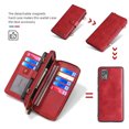 thumbnail image 3 of Moto G Stylus 5G 2021 Case, Premium Leather Flip Zipper Detachable Magnet Wallet Stand Card Holder Case with Crossbody Lanyard Strap Zipper Pocket Cover for Motorola Moto G Stylus 5G 6.8 inch,Red, 3 of 8