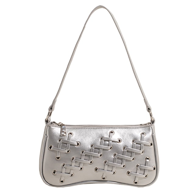 Bolso Mano para Mujer Hombro Con Lazo Piel Sintética