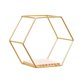 thumbnail image 2 of Estante De Almacenamiento De Pared Estante Hexagonal Decorativo Organizador De Pared Redondo De Uso General Estante Flotante Que Ahorra Espacio Durable Para Dormitorio De Estudio Serendint HA027446-01, 2 of 6