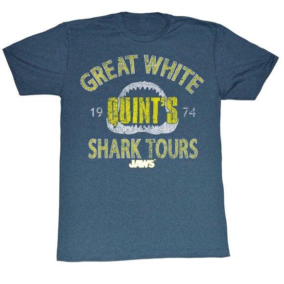 Jaws Shark Tour Adult T-Shirt Tee