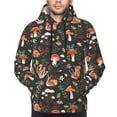 thumbnail image 4 of Hoodies for Men - Mushroom With Snails Long Sleeve Comfrt Men'S Fashion Hoodies & Sweatshirts, Sweatshirts for Men Hoodies Pullover Clothing Clothes with Pouch, 4 of 7