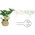thumbnail image 1 of Uxcell 1-Set Soporte para Plantas Monstera 11x5.9" Estacas de Soporte para Plantas Resistentes para Plantas en Macetas, Dorado+Verde+Negro, 1 of 1