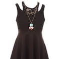 thumbnail image 3 of Little Girl Sleeveless Lace Solid Necklace Easter Summer Flower Girl Dress USA Black 4 JKS 2114 BNY Corner, 3 of 4