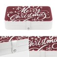 thumbnail image 4 of Christmas Portable PU Leather Jewelry Display Organizer Box with Removable Compartment, 4 of 6