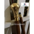 thumbnail image 7 of Gold Plated Replica of Bat Masterson Knob Handle Walking Cane, 7 of 7