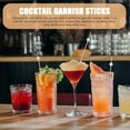 thumbnail image 3 of 12pcs Cocktail Pick Cocktail Skewer Long Toothpick Drink Cocktail Decoration, 3 of 8