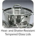 thumbnail image 2 of Tramontina 80154/567DS Tri-Ply Base Stainless Steel Cookware Set, Induction Clear, 9-Piece, 2 of 8