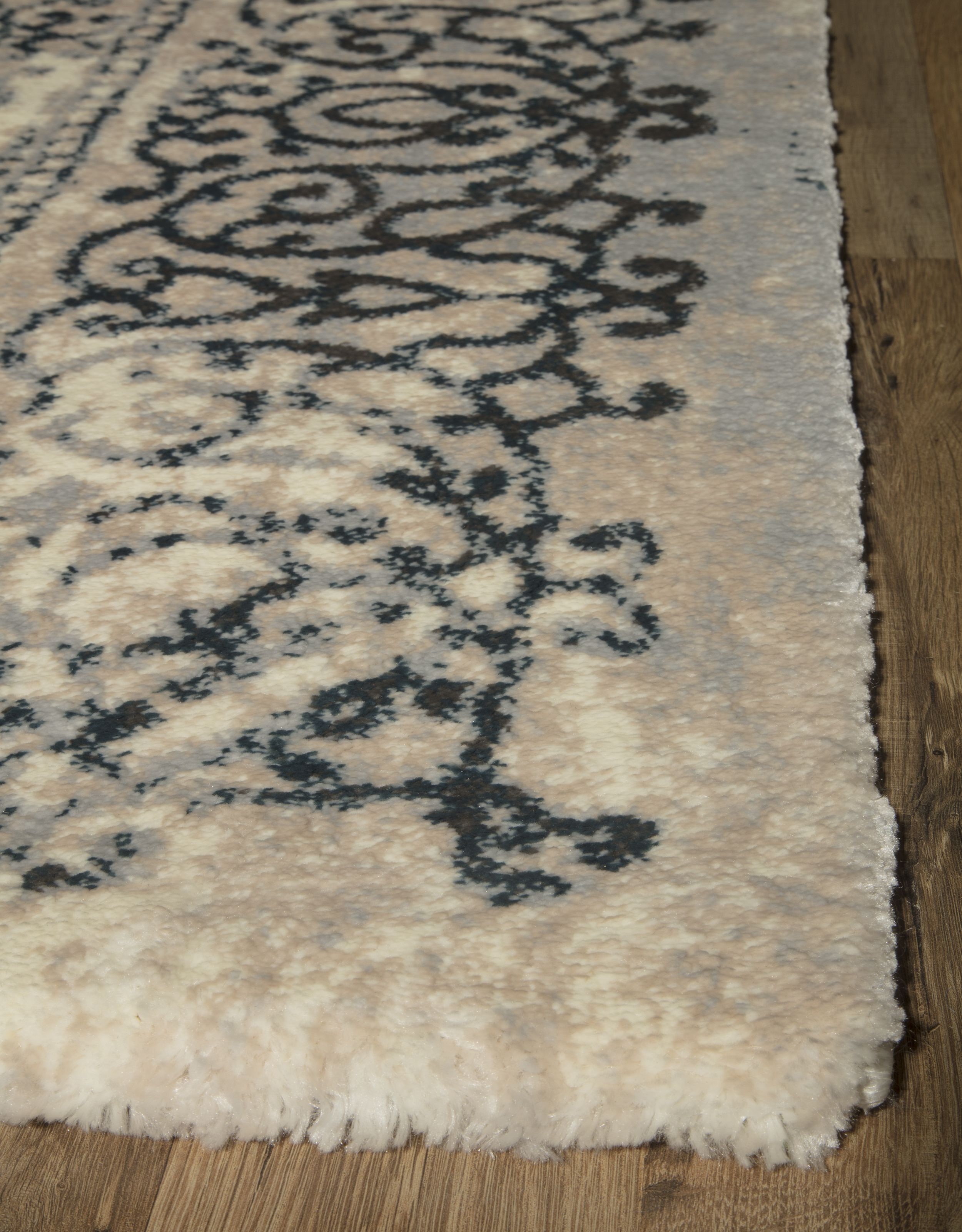 Rugs America Brighton Collection Faded Blue BH200A Transitional Oriental Area Rug 5' x 8'