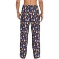 thumbnail image 3 of Daiia Gnomes And Houses Men's Sleep Pant with Pockets and Drawstring,Pajama Pants-Medium, 3 of 9