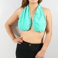 thumbnail image 1 of Womens Tata Towel Bras Crop Neck Wrap Lingerie Solid Velvet Polyester, 1 of 2