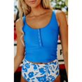 thumbnail image 3 of Bsubseach Womens 2 Piece Swimsuit Push up Tankini Top with Shorts Bikini Button Split Swimsuit, 3 of 4