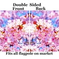 thumbnail image 2 of Oil Painting Beautiful Blooming Cherry Sakura Flowers Spring Summer Seasonal House Flag 28" x 40" Double Sided Polyester Welcome Large Yard Garden Flag for Patio Lawn Home Outdoor Decor, 2 of 6
