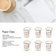 thumbnail image 4 of Clips de papel innovadores 100 piezas ANGGREK Otros, 4 of 8