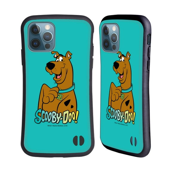 Head Case Designs Officially Licensed Scooby-Doo Scooby Scoob Hybrid Case Compatible with Apple iPhone 12 / iPhone 12 Pro