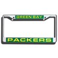 thumbnail image 1 of Green Bay Packers Laser Cut Chrome License Plate Frame, 1 of 1