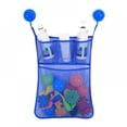 thumbnail image 2 of Baby Bath Toy Organizer Quick Dry Bathtub Mesh Net 2x Locking Suction Cups 2xHooks, 2 of 5
