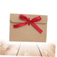 thumbnail image 2 of UPGRATOR 50Pcs Bowknot Envelope Kraft Paper Light Brown Wedding Envelope for Invitation Cards and Decor, 2 of 6
