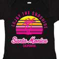 thumbnail image 4 of Inktastic Summer Enjoy the Sunshine Santa Monica California in Pink Boys or Girls Baby Bodysuit, 4 of 5