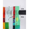 thumbnail image 6 of Colorful Oil Painted Curtains 72 Inch Length, Sheer Curtains for Bedroom Living Room Window Modern Abstract Art Vintage Rod Pocket Voile Drapes Kitchen Curtains Small Half Window 52"x72" 2 Panels, 6 of 6