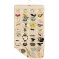 thumbnail image 1 of DoubleSided Jewelry Hanging Organizer Display Hanger Small Tools Holder with Clear Pockets (), 1 of 6