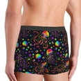 thumbnail image 4 of Kdxio Men's Boxer Briefs with Rainbow Jellyfishes Print - Comfortable and Breathable Underwear for Everyday Wear, 4 of 7