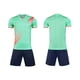 thumbnail image 1 of Odeerbi Niños Niñas Malla Rápido Seco Uniforme de Fútbol Conjunto Rayas Gradiente Impresión Camiseta Shorts Ropa Deportiva Atlética Para 5-15 Años, 1 of 6