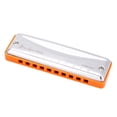 thumbnail image 3 of KONGSHENG Benders Harp Armónica de Blues para principiantes, 10 agujeros, 20 tonos, en clave de C (naranja), 3 of 9
