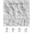 thumbnail image 5 of White Fur Patterned Wrap Around Bed Skirts for King Bed 16" Drop,Bed Skirt with Adjustable Elastic Belt Dust Ruffle Bed Valance for Bedroom Hotel Pure Solid Minimalist Modern Color Bed Frame Cover, 5 of 7