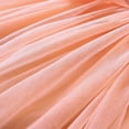 thumbnail image 6 of KYAIGUO Baby Kids Girls Spring Floral Tulle Dresses Toddler Girl Mesh Tutu Skirt, Splicing Dress, Bow Stitching Flower Print Dress Puff Sleeve Dress Sundress Dress for 1-7T, 6 of 10
