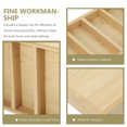 thumbnail image 3 of Sunglasses Storage Bamboo Tray Compartment Eyewear Storage Holder Desktop Glasses Display Plate, 3 of 8