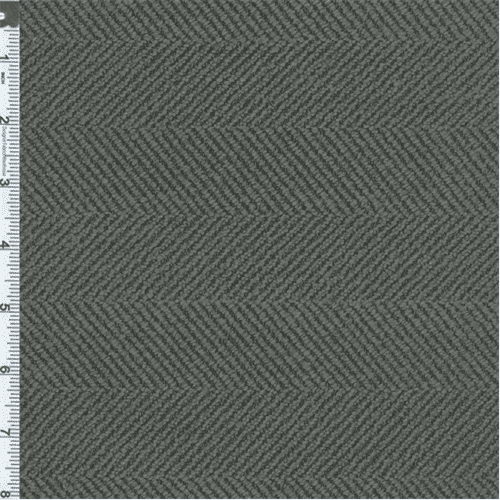 Carbon Black Herringbone Home Decorating Fabric, Fabric By the Yard