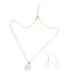 thumbnail image 3 of Conjunto de collar y aretes ANGGREK de copo de nieve Aleación para niñas para fiesta, 3 of 8
