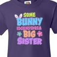 thumbnail image 4 of Inktastic Some Bunny is Going to Be a Big Sister with Bunny Ears and Flowers Youth T-Shirt, 4 of 5