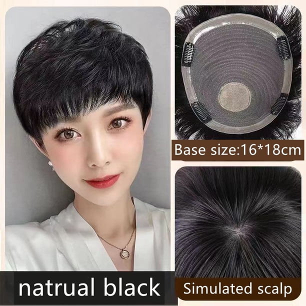 BESTOPPER Curly Hair Topper 100% Real Human Hair Topper Clip  display picture 3