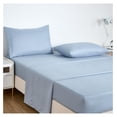 thumbnail image 4 of Liam Cool Gray Queen Size Bed in a Bag Comforter Set - 7 Pieces Coin Pattern Lightweight Comforter with Bed Sheets, Pillowcases & Shams Bedding Set for All Seasons, 4 of 9