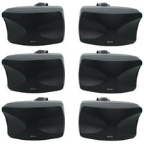 (6) Rockville WET-44 PRO Dual 4" 4-Way Swivel 70V Commercial Speakers in Black