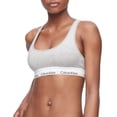 thumbnail image 4 of Calvin Klein Modern Cotton Unlined Bralette F3785 Color: Heather Gray Size: X SMALL, 4 of 13