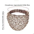thumbnail image 2 of Boho-Chic Crystal & Pearl Embellished Wide Headbands Plum Blossom Hollow Elegant Floral Beaded Lace Head Coverings for Women, 2 of 8