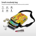 thumbnail image 7 of HELLHERO Peacock Floral Design Shoulder Bag Stylish, Double Layer for Travel Daily Use, Casual Travel, 7 of 7