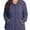 04Navy Blue, variant on Plus Size Zip Up Hoodie for Women Lightweight Ribbed Knit Jacket Long Sleeve Sweatshirt with Pockets Casual Fall Winter Outerwear