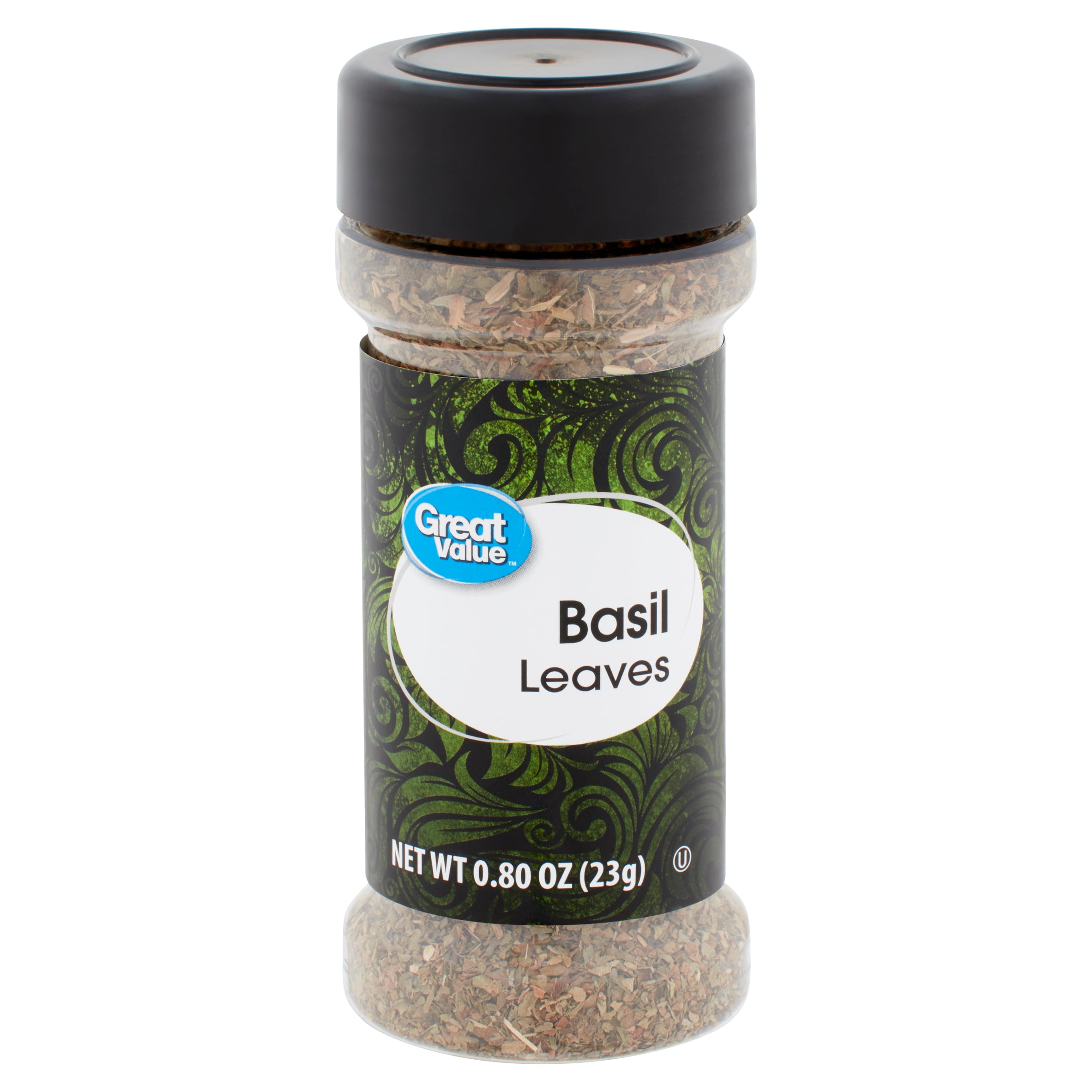 Great Value Basil Leaves, 0.80 oz