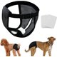thumbnail image 4 of Pañales reutilizables para mascotas, pantalones menstruales transpirables elásticos, cintura ajustable, pantalones fisiológicos de tía, bragas de malla, pantalones lavables suaves y livianos, M: 35-4 TUNC Sencillez, 4 of 5