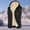 Black, variant on Generic Men's Hooded Puffer Vest Drawstring Fleece Lined Zip Up Puffer Vest Hooded Sleeveless Casual Warm Outerwear Vests