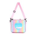 thumbnail image 1 of Bolsa de almuerzo para niñas, lonchera aislada con correa para el hombro y portabotellas, bolsa de mano con aislamiento de arcoíris con purpurina, 1 of 5
