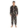 thumbnail image 6 of joogoo Cherry Gold Leaves Unisex Adults Onesies Pajamas Jumpsuits L, 6 of 7