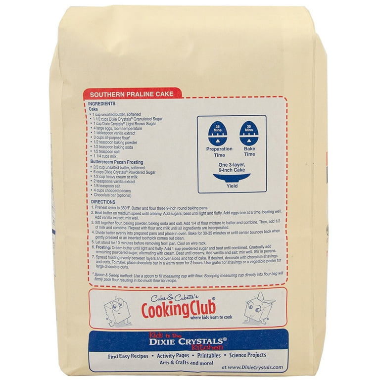 Dixie Crystals Extra Fine Granulated Non-GMO Pure Cane Sugar, All